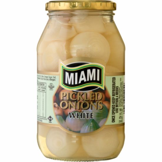 Picture of MIAMI PICKLED ONIONS - WHITE 400g
