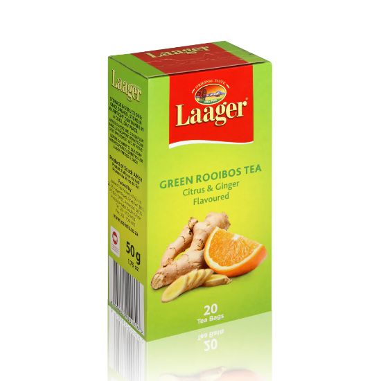 Picture of LAAGER ROOIBOS - CITRUS & GINGER (BAGS) 20's