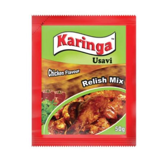 Picture of KARINGA USAVI MIX CHICKEN FLAVOUR RELISH MIX 12x50g