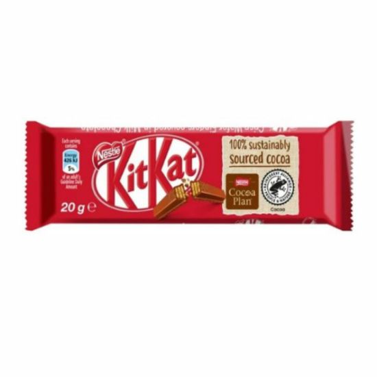 Picture of NESTLE KIT KAT 2 FINGER CHOCOLATE BAR 20g  