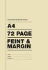 Picture of EXERCISE BOOK WRITING 8MM A4 72 PGS