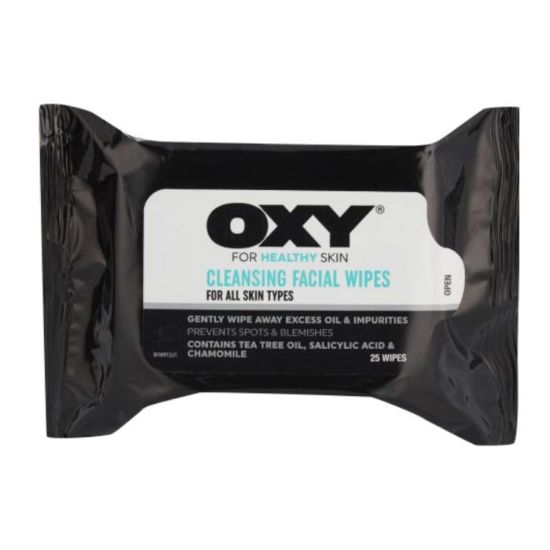 Picture of OXY REGULAR FACIAL CLEANSING WIPES 25's