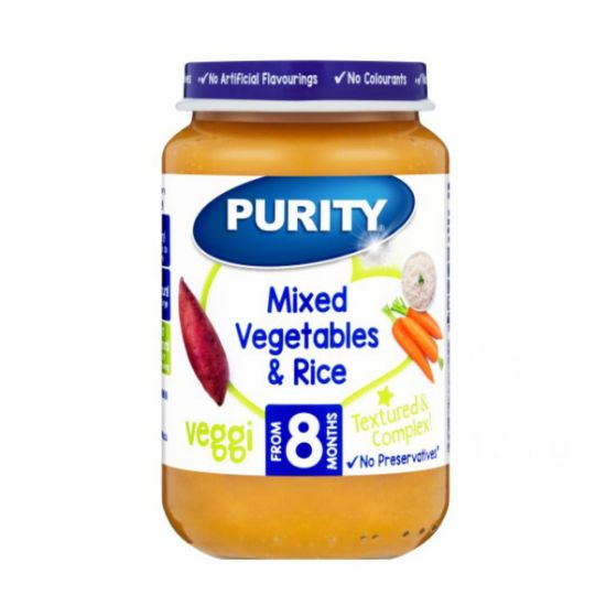 Picture of PURITY THIRD FOODS MIXED VEGETABLES JAR 200ml 