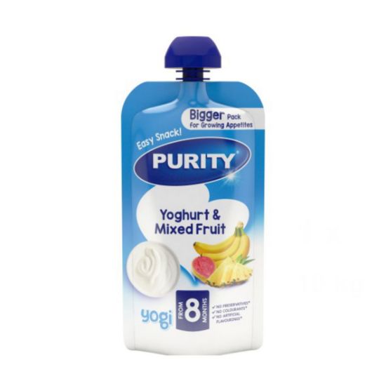 Picture of PURITY BABY FOOD YOGHURT & MIXED FRUIT POUCH 150ml 