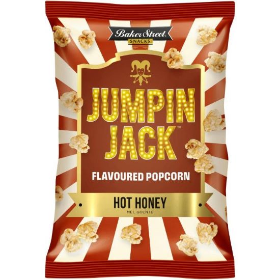 Picture of JUMPIN JACK HOT HONEY POPCORN 100g