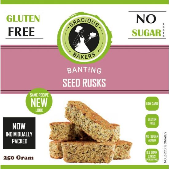 Picture of GRACIOUS BAKERS BANTING SEED RUSKS 250g