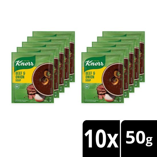 Picture of KNORR BEEF & ONION SOUP 10x50g