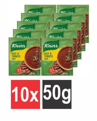 Picture of KNORR BEEF & TOMATO SOUP 10x50g