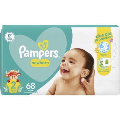 Picture of PAMPERS S2 MINI NEW BABY DIAPERS VALUE PACK 1x68