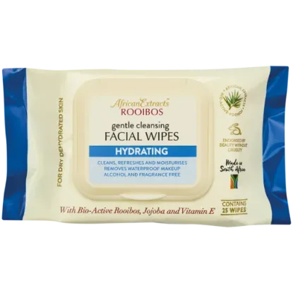 Picture of ROOIBOS FACIAL WIPES - GENTLE CLEANSING HYDRATING 1x25