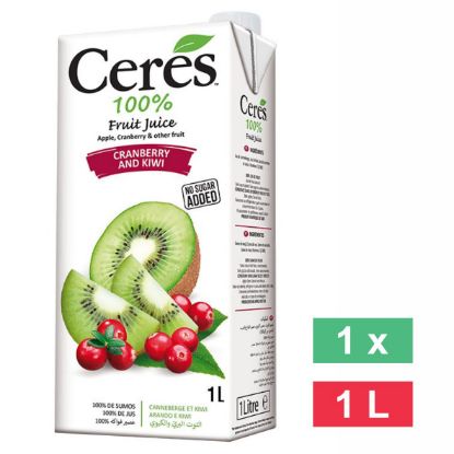 Picture of CERES CRANBERRY AND KIWI JUICE 1L