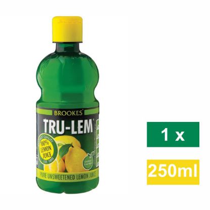 Picture of BROOKES TRU LEM NATURAL LEMON JUICE 250ml