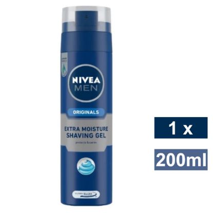 Picture of NIVEA SHAVING GEL MEN - EXTRA MOISTURISING 1x200ml 