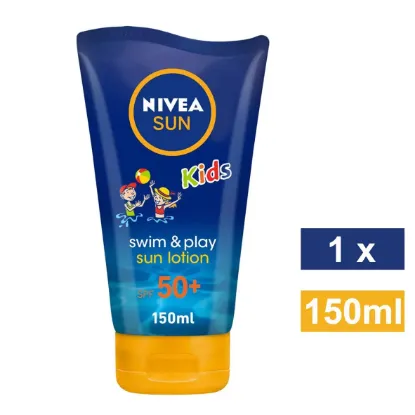 Picture of NIVEA SUN KIDS SWIM & PLAY SUNSCREEN LOTION SPF50+ 150ml