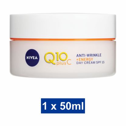 Picture of NIVEA FACE Q10 POWER DAY CREAM - ANTI WRINKLE SPF15 ENERGY 1x50ml