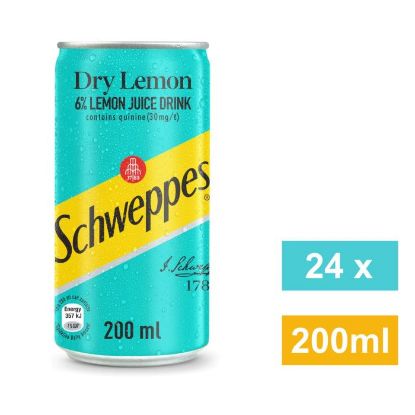 Picture of SCHWEPPES ORIGINAL DRY LEMON 24x200ml