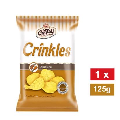 Picture of YOYO CHIPSY CRINKLES CHICKEN FLAVOURED POTATO CHIPS 125g