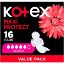 Picture of KOTEX DESIGNER MAXI PROTECT SUPER  PADS 16's 