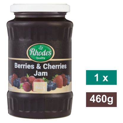 Picture of RHODES BERRIES & CHERRIES JAM (GLASS) 460g