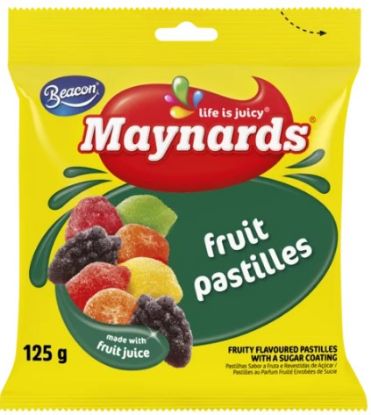 Picture of BEACON MAYNARDS FRUTIPS FRUIT PASTILLES 125g