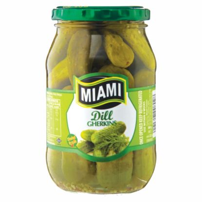 Picture of MIAMI GHERKINS IN DILL BRINE 380g