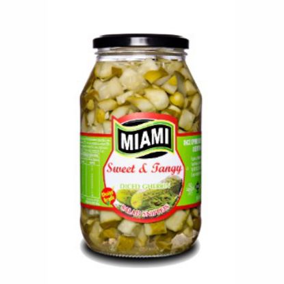 Picture of MIAMI DICED SWEET & TANGY GHERKINS  760g