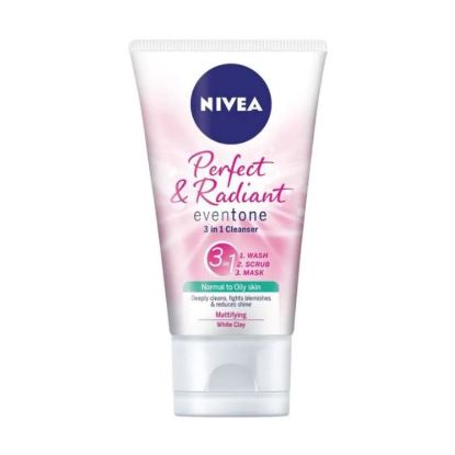 Picture of NIVEA PERFECT & RADIANT EVEN TONE 3-IN-1 FACE CLEANSER/MASK 100ml