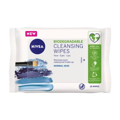 Picture of NIVEA DAILY ESSENTIALS 3-IN-1 REFRESHING CLEANISING WIPES 25 WIPES