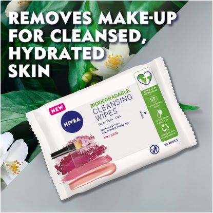 Picture of NIVEA DAILY ESSENTIALS GENTLE FACIAL CLEANSING WIPES 25's 