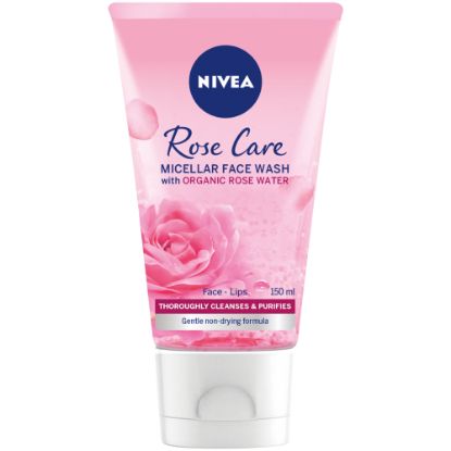 Picture of NIVEA  FACE CARE MICELLAR WASH GEL WITH ORGANIC ROSE WATER 150ml