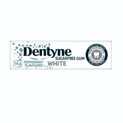 Picture of DENTYNE WHITE PEPPERMINT FLAVOURED SUGARFREE GUM 1's