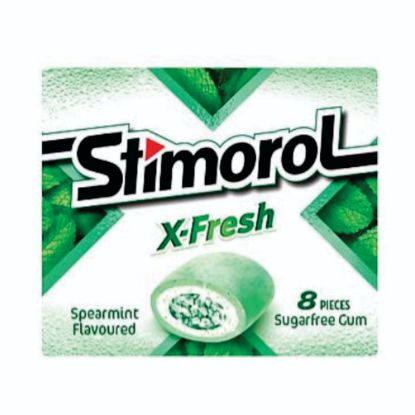 Picture of STIMOROL X-FRESH SPEARMINT FLAVOURED SUGARFREE GUM 12's 