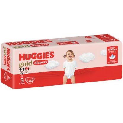 Picture of HUGGIES GOLD NAPPIES - SIZE 5, 1x42