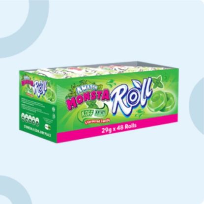 Picture of AMAZON MONSTA ROLLS - KOFFMINT 48x29g