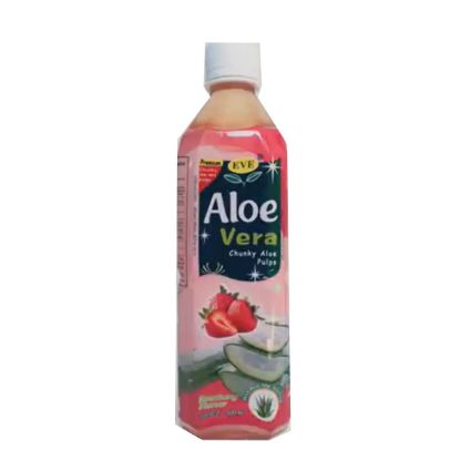 Picture of EVE STRAWBERRY FLAVOURED ALOE VERA DRINK 500ml 