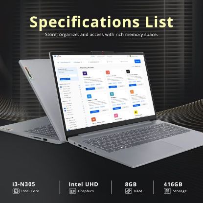 Picture of LENOVO IDEAPAD SLIM, 3 CORE I3, 8GB, 256GBSSD