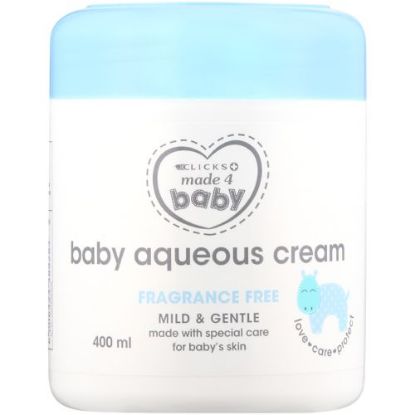 Picture of MADE 4 BABY AQUEOUS CREAM FRAGRANCE FREE 400ml
