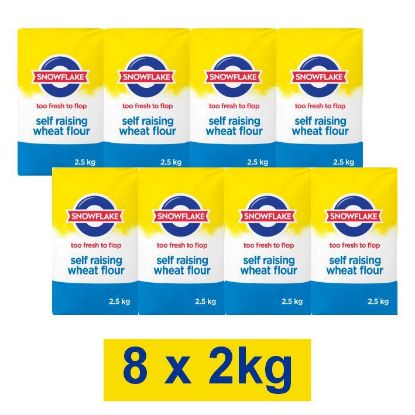 Picture of SNOWFLAKE SELF-RAISING WHEAT FLOUR 8X2.5KG