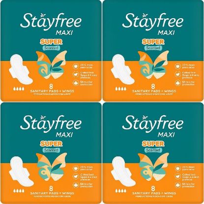 Picture of STAYFREE SCENTED PADS 4x8S 