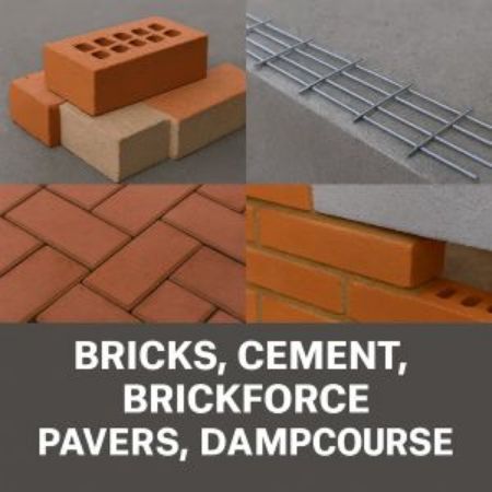 Picture for category Bricks, Cement, Additives, Brickforce, Pavers, Dampcoarse