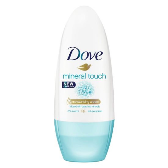 Picture of DOVE LADIES ROLL ON DEODORANT - MINERAL TOUCH 50ml