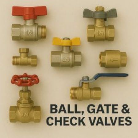 Picture for category Ball, Gate, Check & Angle Valves