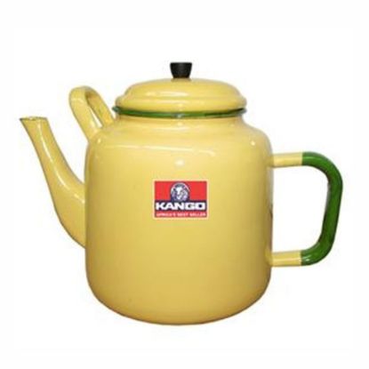 Picture of KANGO ENAMEL CREAM TEAPOT 3.5L