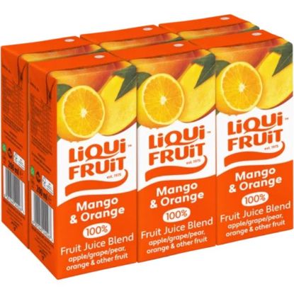 Picture of LIQUIFRUIT 100% MANGO & ORANGE JUICE 6x200ml