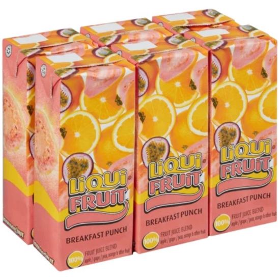 Picture of LIQUIFRUIT 100% BREAKFAST PUNCH FRUIT JUICE 6x200ml