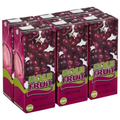 Picture of LIQUIFRUIT 100% RED GRAPE JUICE 6x200ml