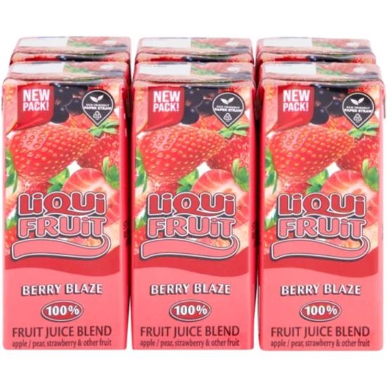 Picture of LIQUIFRUIT 100% BERRY BLAZE FRUIT JUICE 6x200ml
