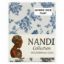 Picture of NANDI ROSA BLUE BED LINEN SET FLAT - QUEEN 100% COTTON