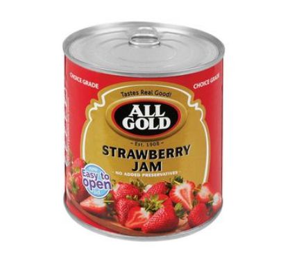Picture of ALL GOLD STRAWBERRY JAM (TIN) 900g