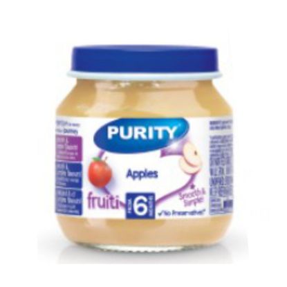 Picture of PURITY FIRST FOOD APPLE PUREE JAR 125ML